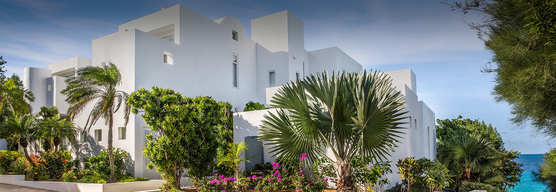 Long Bay Villas side view
