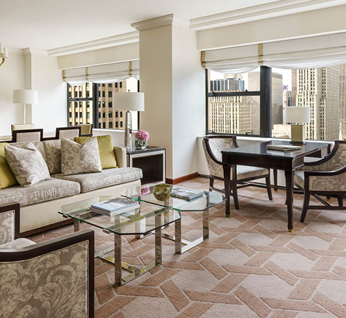 living room with coffee table