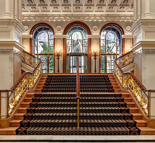 grand staircase of lotte lobby