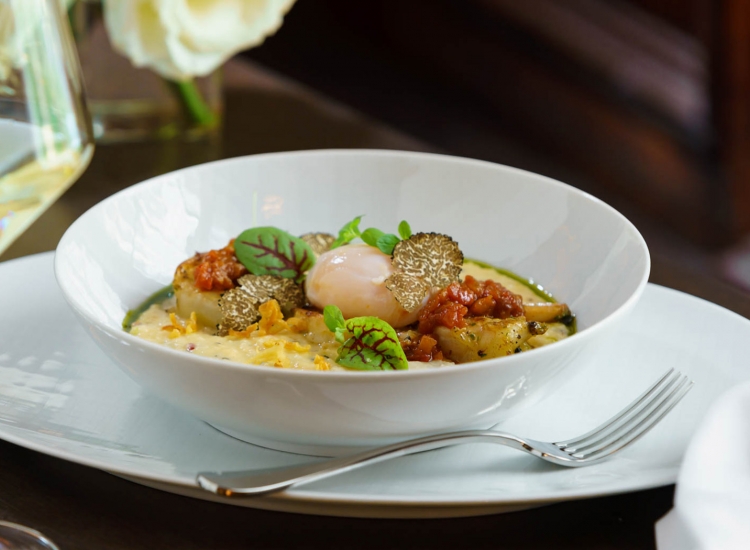 exquisite menu item from Villard Restaurant