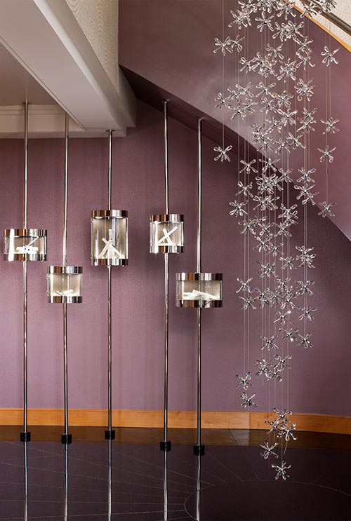 decorative light fixtures in the Jewel Suite