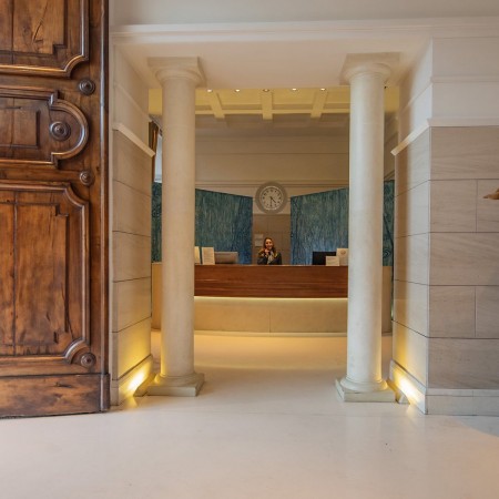 Welcoming guests upon arrival