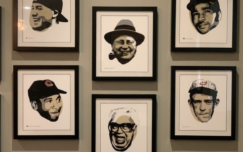 portraits of famous baseball players