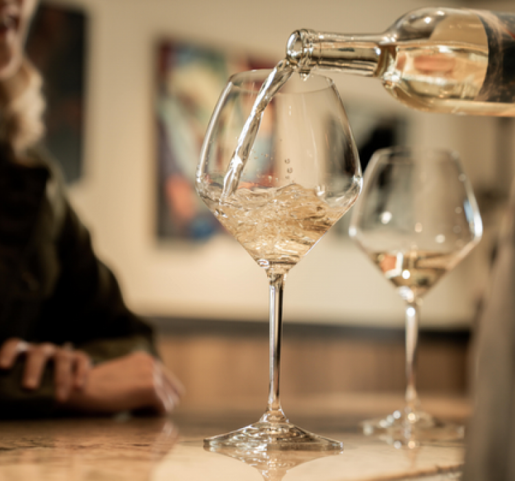 Pouring wine