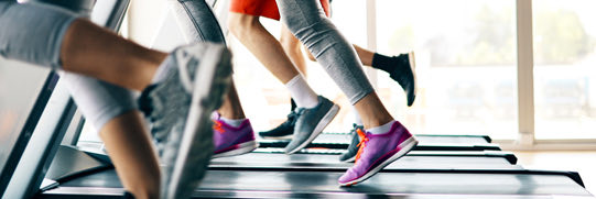 people running on treadmills