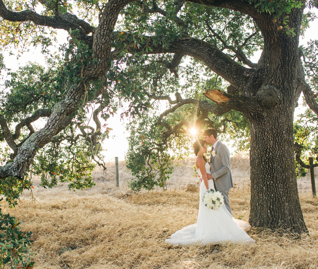 couple with beautiful sunset