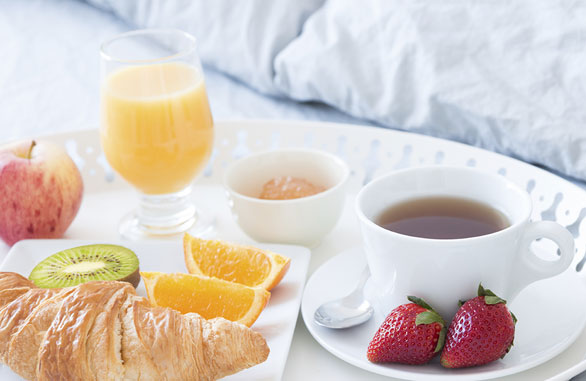 breakfast in bed