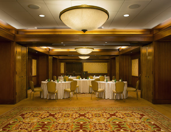 wedding and meeting reception setup