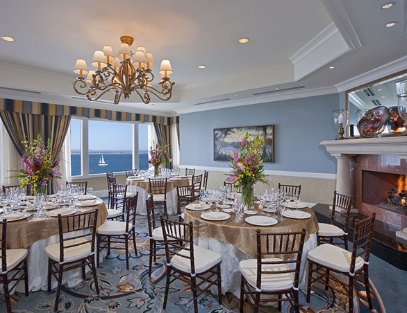 Dining area with ocean view