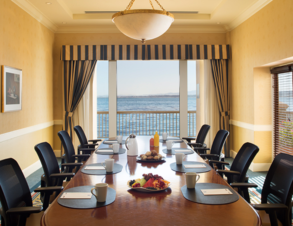 meeting room with ocean view