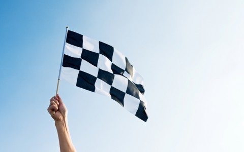checkered race flag