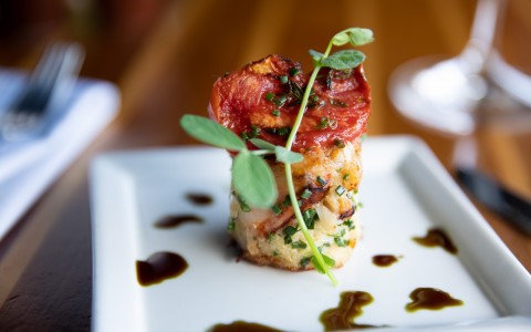 fancy appetizer with garnish gallery 31