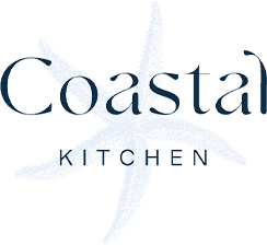coastal kitchen logo with starfish