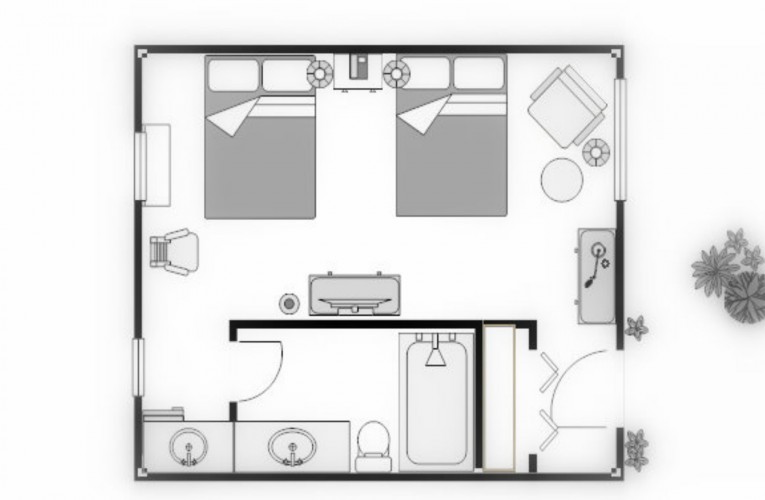 floorplan for standard double