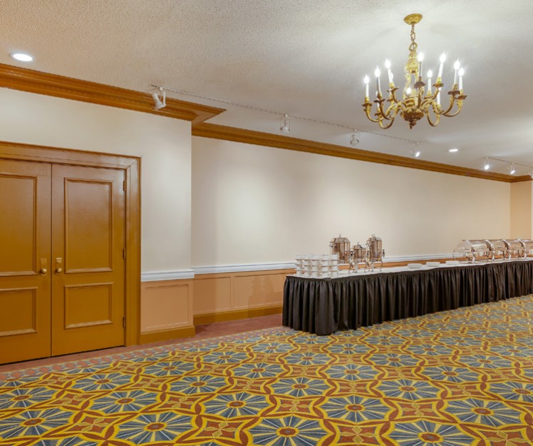 gold ballroom foyer