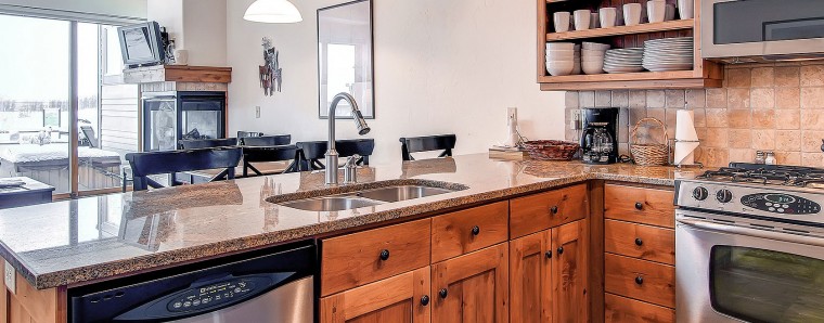 photo of townhome kitchen 