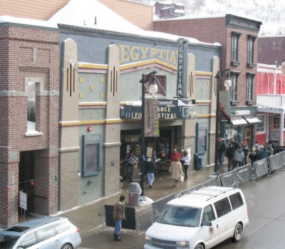 exterior of mary g. steiner egyptian theatre