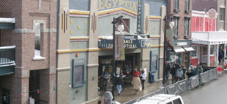 exterior of mary g. steiner egyptian theatre