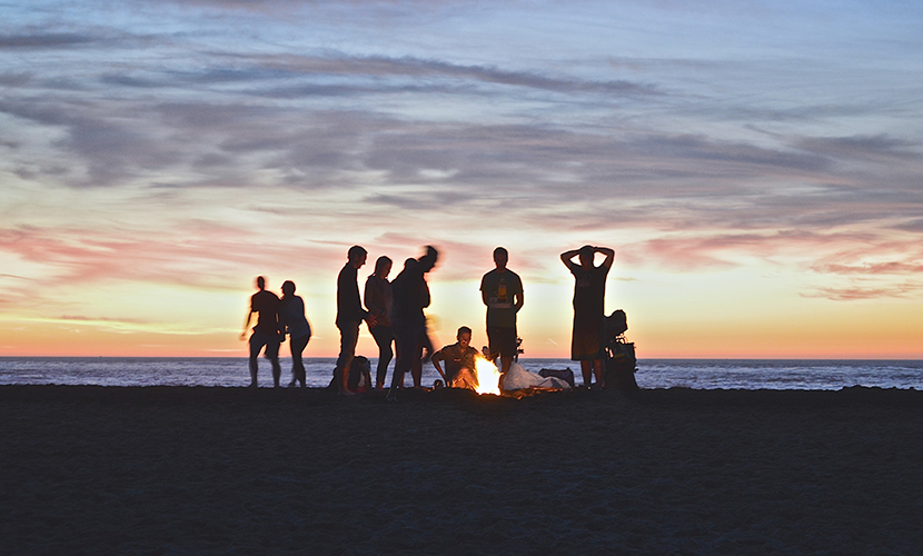 beach fire web