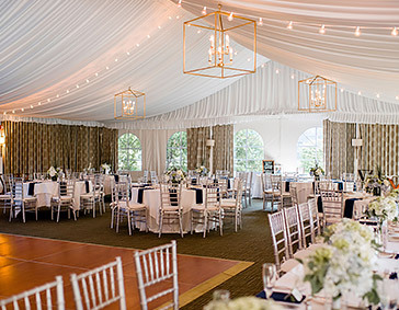 event space with a dance floor