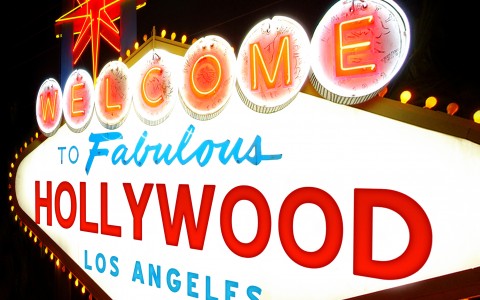 light up welcome to hollywood sign