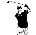 icon of golfer