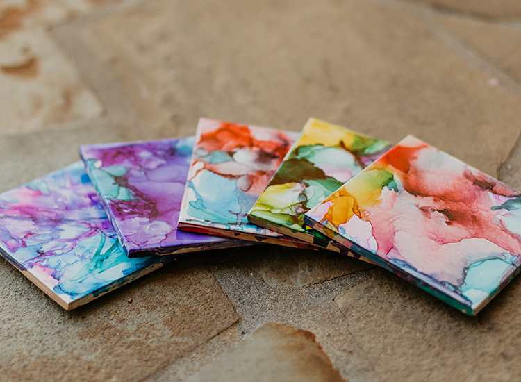 five colorful and artistic small books