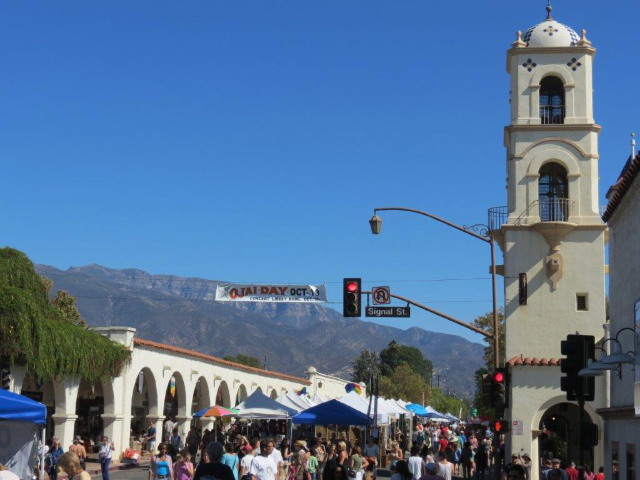 Ojai day at the town 