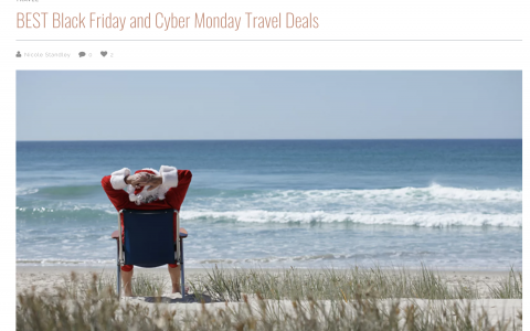 BEST Black Friday and Cyber Monday Travel Deals