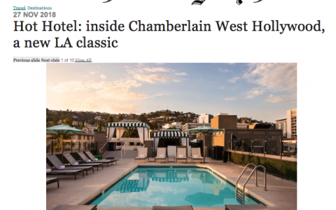 Top Hotel Management And Development Company Ols Hotels Resorts Hot Hotel Inside Chamberlain West Hollywood A New La Clic