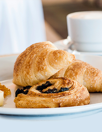 Breakfast at the hotel