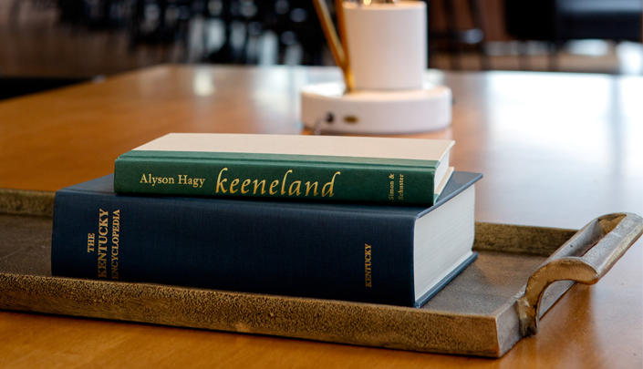 books on coffee table