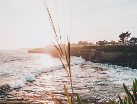 ocean at sunset