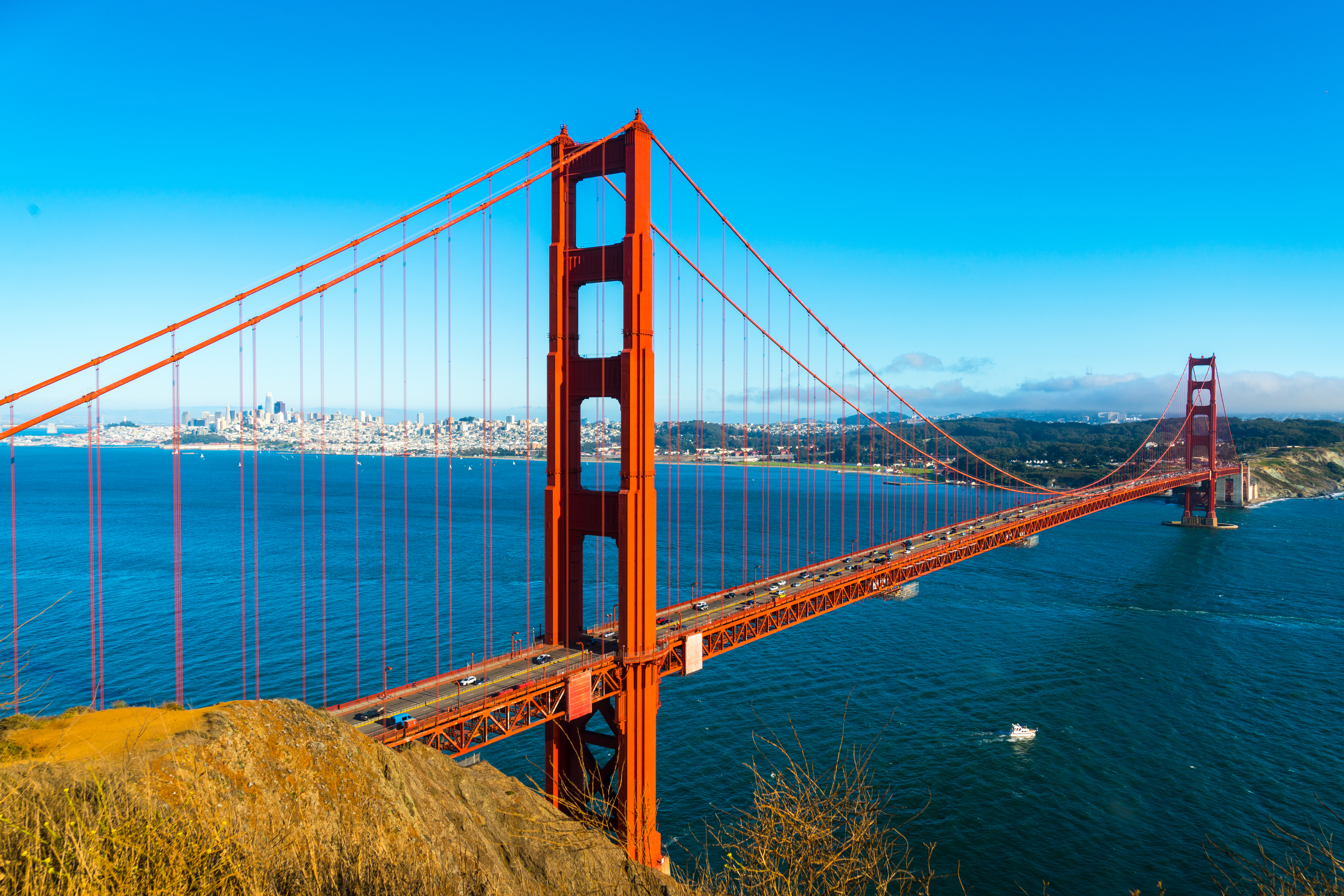 a photo of the golden gate bridge in san francisco ca.