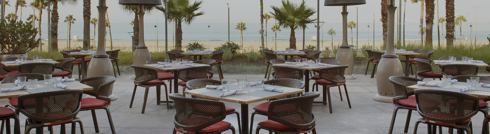 tables in the tarrace of the tanners restaurant