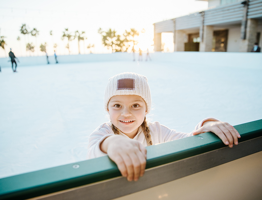 girl ice skating
