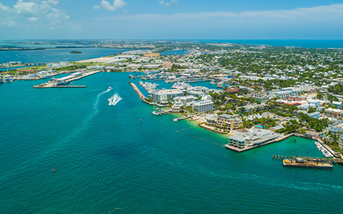 view of key west city 