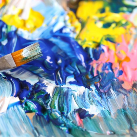 paint brush and palette
