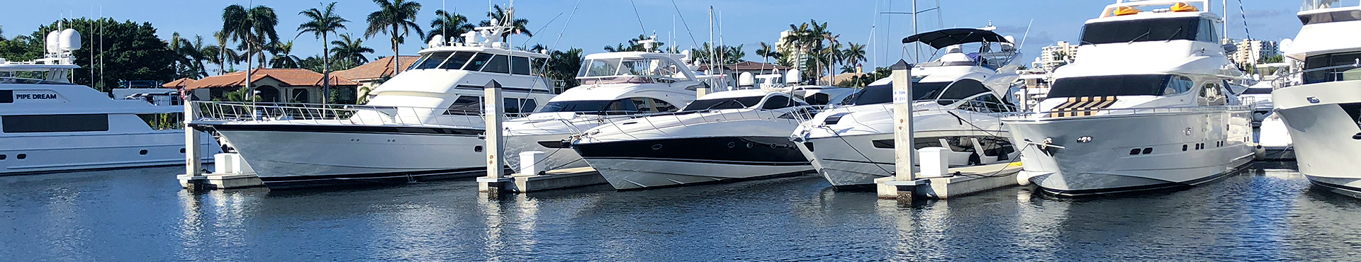 boats lined up in the water