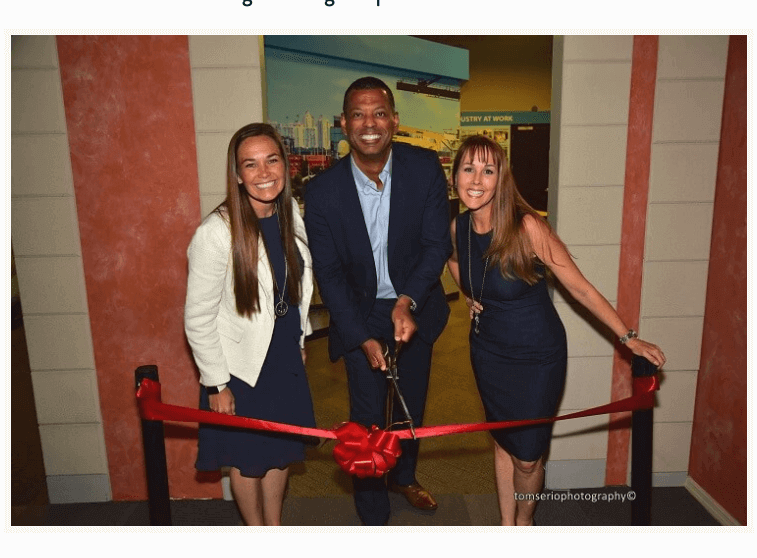 Pier 66 marina directors and executives at an event
