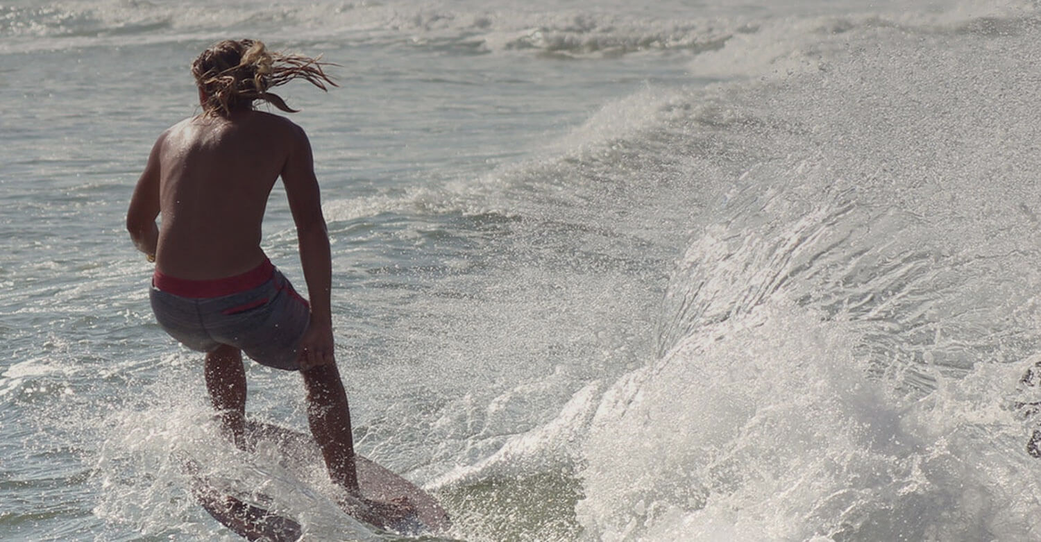 Man surfing