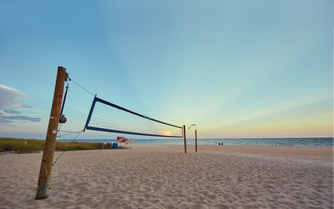 beach volleyball net