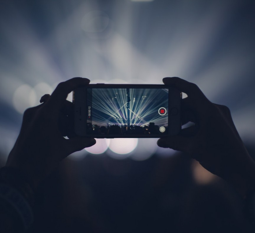 phone recording concert