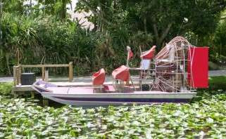 airboat in the florida everglades
