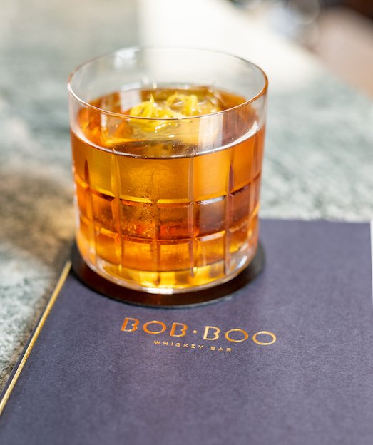 Cocktail and Bobboo menu