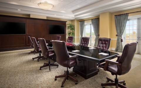 view of conference room at property