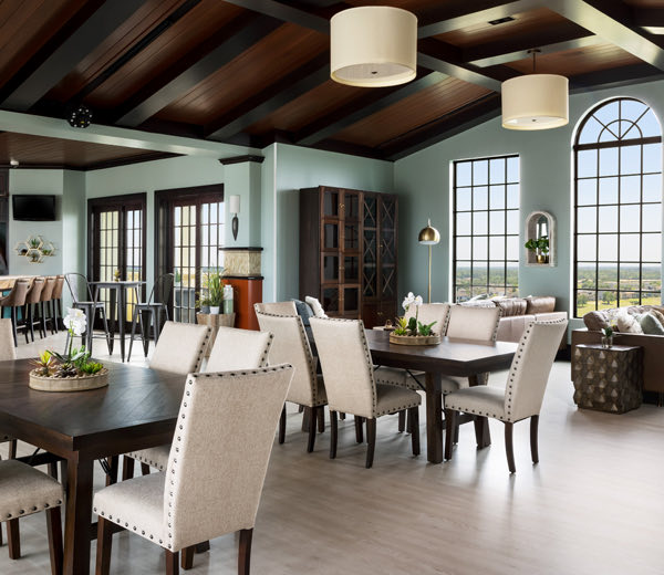 view of dining area
