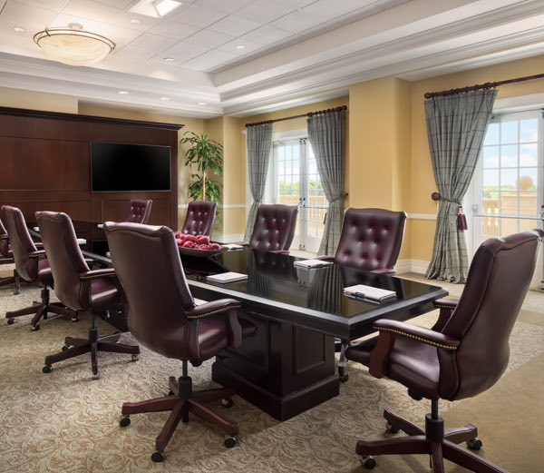 view of meeting room at hotel