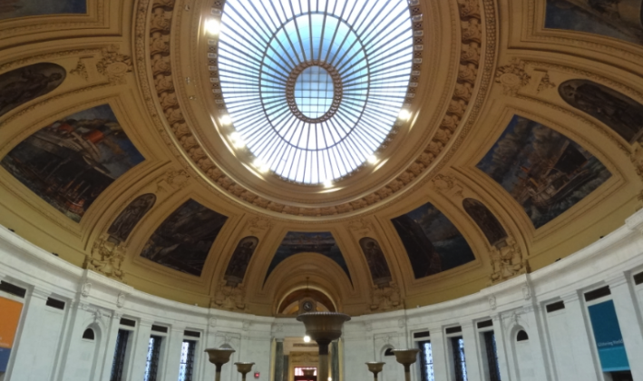 alexander hamilton us custom house oculus interior