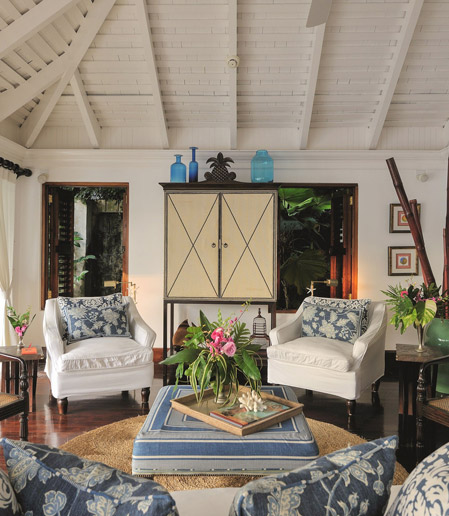 A sophisticated living room
